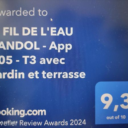 O Fil De L'Eau Bandol - App A05 - T3 Avec Jardin Et Terrasse Apartment Ngoại thất bức ảnh