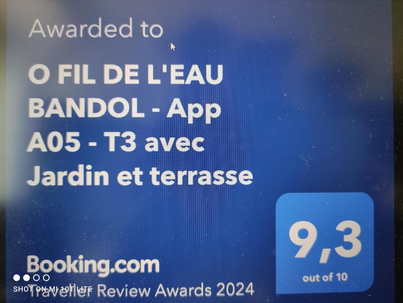 O Fil De L'Eau Bandol - App A05 - T3 Avec Jardin Et Terrasse Apartment Ngoại thất bức ảnh